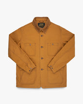 10oz Kurashikizome® Organic Cotton Duck Chore Jacket - Brown