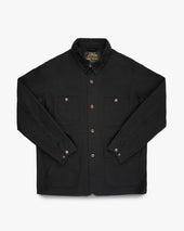 10oz Kurashikizome® Organic Cotton Duck Chore Jacket - Black