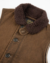 12oz Duck N1 Deck Vest - Brown