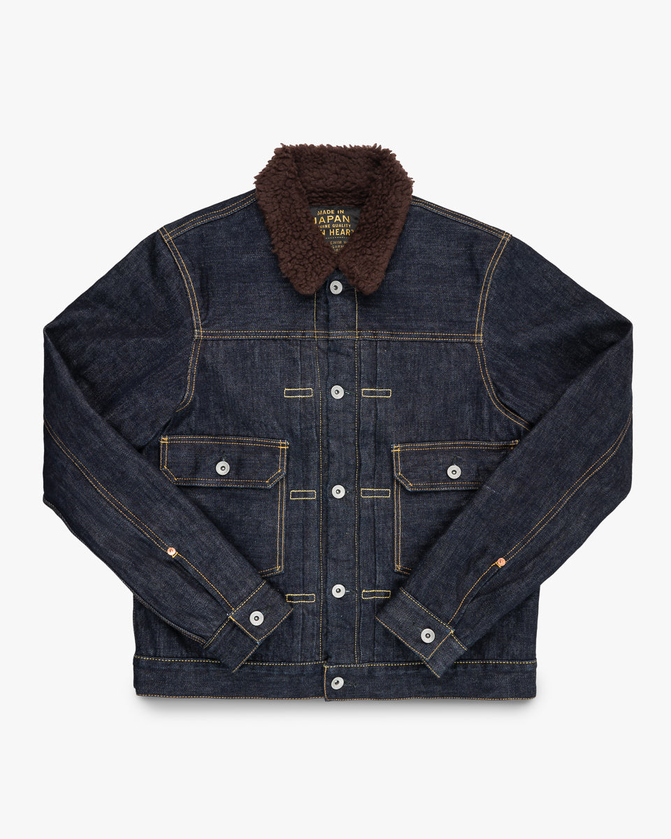 16oz Selvedge Denim Fleece Lined Type II - Indigo