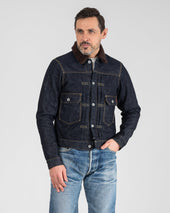 16oz Selvedge Denim Fleece Lined Type II - Indigo