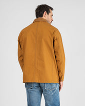 10oz Kurashikizome® Organic Cotton Duck Chore Jacket - Brown