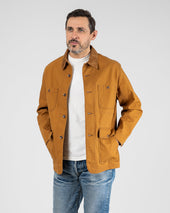 10oz Kurashikizome® Organic Cotton Duck Chore Jacket - Brown