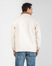 10oz Kurashikizome® Organic Cotton Duck Chore Jacket - Ivory