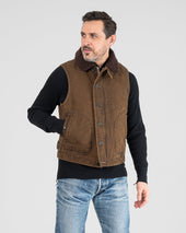12oz Duck N1 Deck Vest - Brown