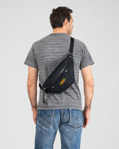 12oz Whipcord Waist Bag - Black