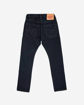 14oz Selvedge Denim Super Slim Cut Jeans - Indigo Overdyed Black (IH-555S-142od) Tag 30, Hemmed to 29.4