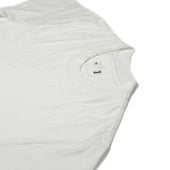 Crewneck Tee In Off White High Gauge Cotton Jersey