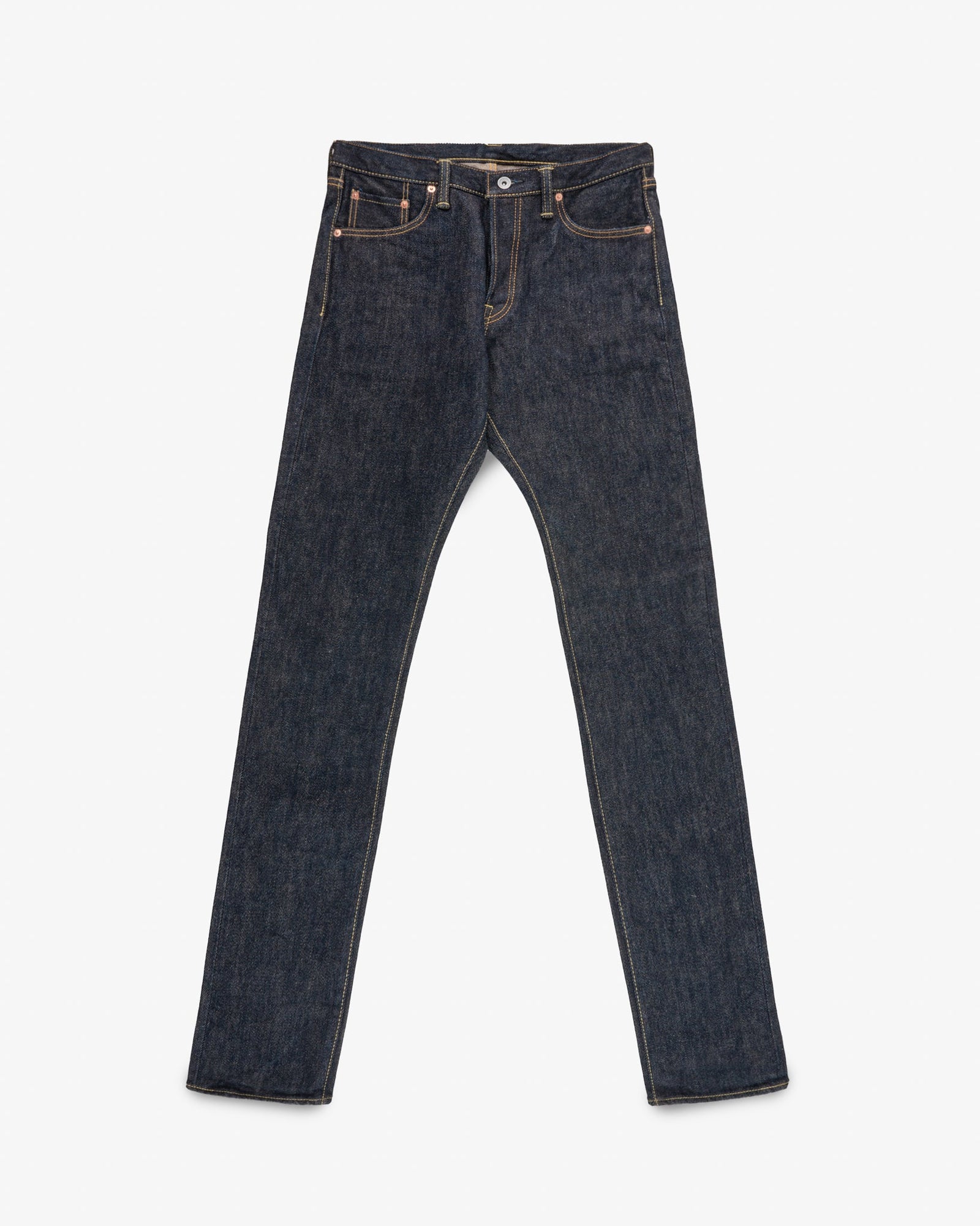 21oz Shinayaka Selvedge Denim Slim Cut Jeans - Indigo
