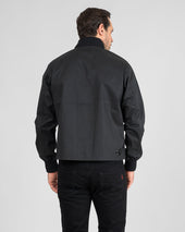 7oz Rubber Wax Coated Windbreaker - Black