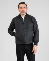 7oz Rubber Wax Coated Windbreaker - Black