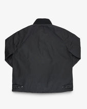 7oz Rubber Wax Coated Windbreaker - Black (IHJ-145-BLK) Tag Large