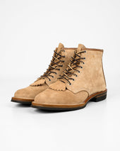 Iron Heart Int'l x Wesco® - Rough-Out Boot - Burlap. The "Foot Patrol"