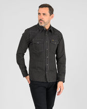 12oz Wabash Western Shirt - Black