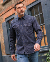 12oz Wabash Western Shirt - Indigo