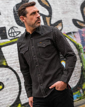 12oz Wabash Western Shirt - Black