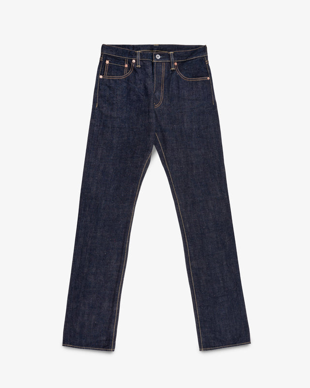 17oz Selvedge Denim Slim Cut Jeans - Natural Indigo