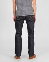 25oz Selvedge Denim Slim Straight Cut Jeans - Indigo