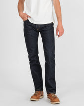 14oz Selvedge Denim Slim Straight Cut Jeans - Indigo