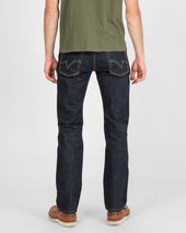 17oz Selvedge Denim Slim Straight Cut Jeans - Natural Indigo