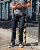 17oz Selvedge Denim Slim Tapered Cut Jeans - Natural Indigo