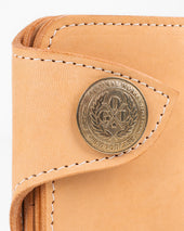 OGL Brave Horsehide Condor Mid Wallet - Natural