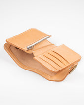 OGL Brave Horsehide Condor Mid Wallet - Natural