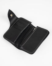 OGL Brave Horsehide Condor Mid Wallet - Black