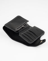 OGL Brave Horsehide Condor Mid Wallet - Black