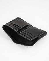 OGL Brave Horsehide Mid Wallet - Black