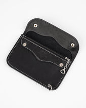 OGL Brave Horsehide Trucker Wallet - Black