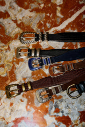 Texas Belt - Suede - Chocolate/Agate