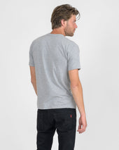 UTILITEES - 5.5oz Loopwheel Crew Neck T-Shirt - Grey