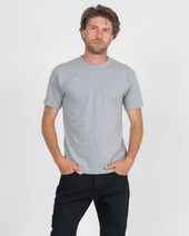 UTILITEES - 5.5oz Loopwheel Crew Neck T-Shirt - Grey