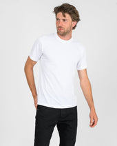 UTILITEES - 5.5oz Loopwheel Crew Neck T-Shirt - White