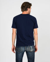 UTILITEES - 5.5oz Loopwheel Crew Neck T-Shirt - Navy Blue