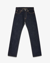 17oz Selvedge Denim Straight Cut Jeans - Natural Indigo