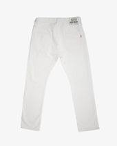 13.5oz Denim Super Slim Cut Jeans - White (IH-555-WT) Tag 33, Hemmed to 30.2"