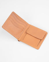 OGL Kingsman Classic Bi Fold Wallet with Coin Pocket - Tan