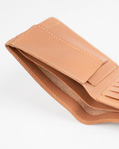 OGL Kingsman Classic Bi Fold Wallet with Coin Pocket - Tan