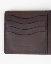 OGL Kingsman Classic Bi Fold Wallet with Coin Pocket - Brown