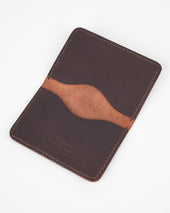 OGL Kingsman Metro Flap Style Cardholder - Brown