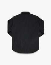 16oz Non-Selvedge Denim CPO Shirt - Superblack (Fades To Grey)
