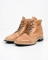 Iron Heart Int'l x Wesco® 7" Toe Cap Boot - The "Guildsman" - Natural Horsehide