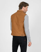 17oz Duck Modified Type III Vest - Brown