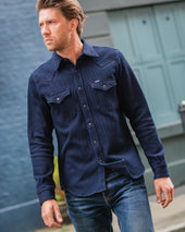 14oz Kersey Western Shirt - Indigo