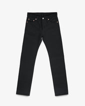 21oz Selvedge Denim Slim Straight Cut - Superblack Non-Fade