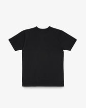 11oz Cotton Knit Crew Neck T-Shirt - Black