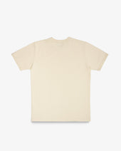 11oz Cotton Knit Crew Neck T-Shirt - Cream