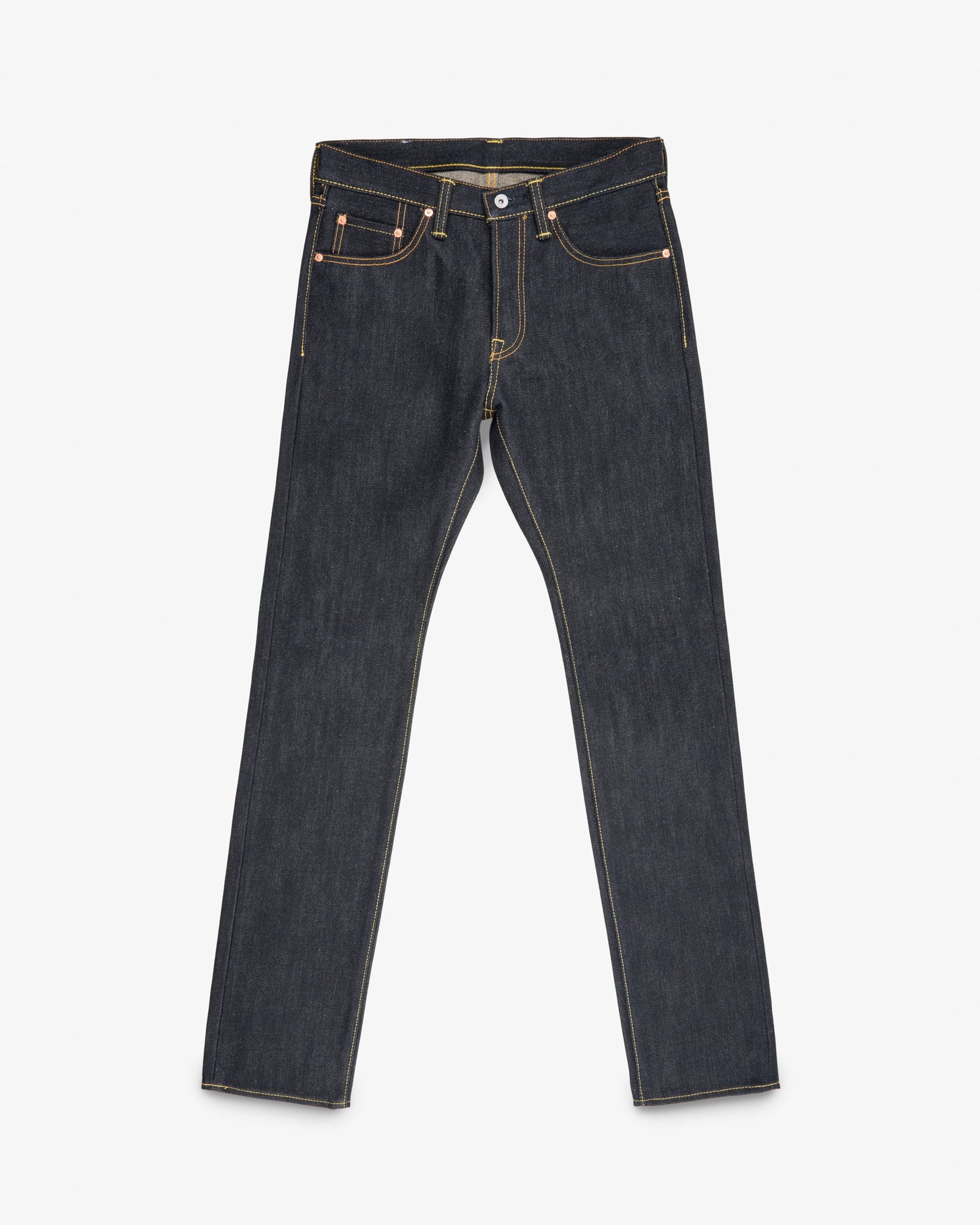 25oz Selvedge Denim Slim Cut Jeans - Indigo
